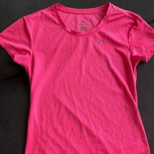 Hot Pink Nike Dri-fit Women's Tee - Excellent, Size XS